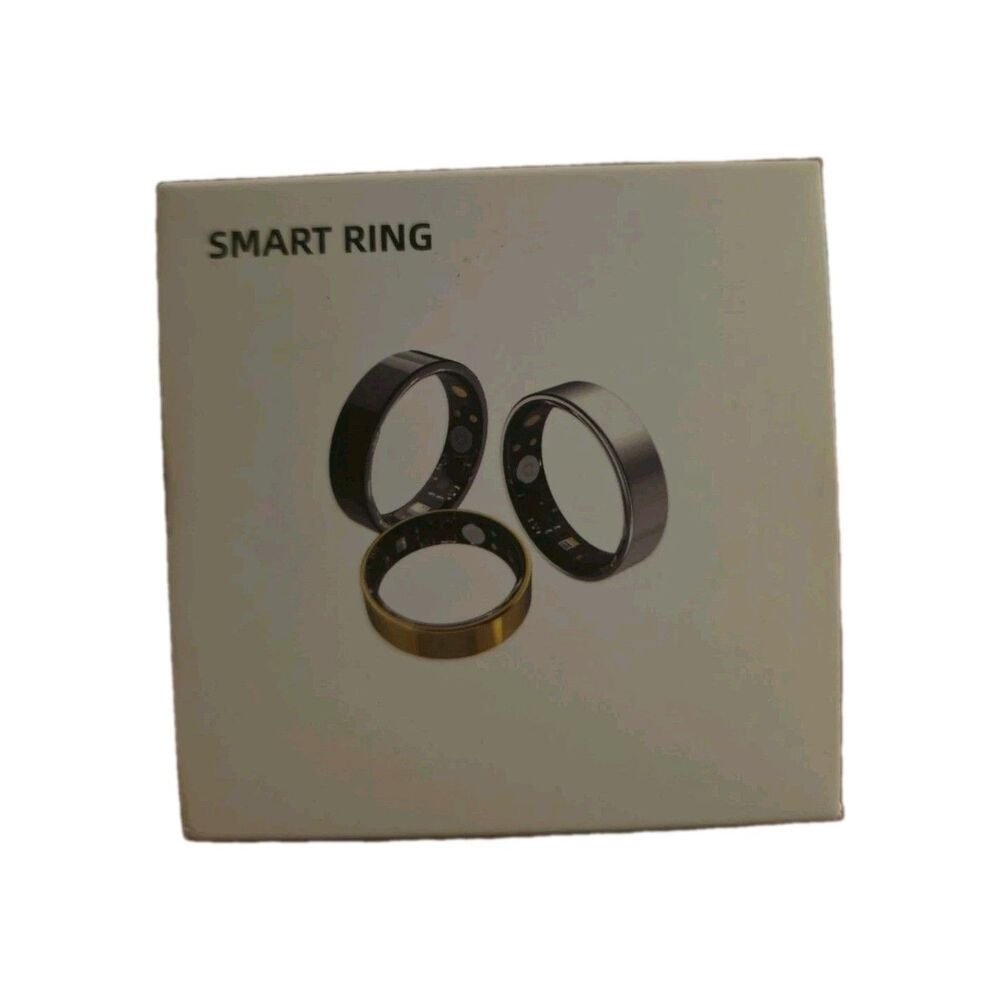 Smart Health Fitness Tracker Ring Waterproof IP68 Activity Sleep Monitor iOS...